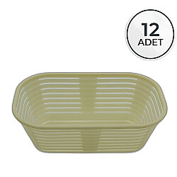 Professional Bread Proofing Basket Set - Pack of 12 (Bannetons) - 1
