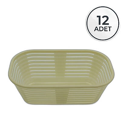 Professional Bread Proofing Basket Set - Pack of 12 (Bannetons) - 1