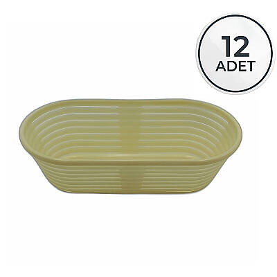 Professional Bread Proofing Basket Set - Pack of 12 (Bannetons) - 1