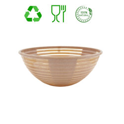 Round Bio-Composite Bread Proofing Basket Set - 12 Piece Pack - 3