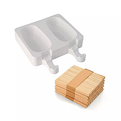 Silikomart Silikon Dondurma Kalıbı Gel01 klasik set 2'li - 2