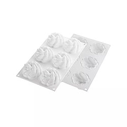 Silikomart Pasta Kek Kalıbı Fleur 90 - 3