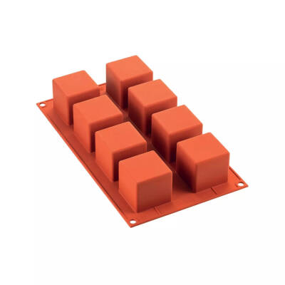 Silikomart Pasta Kek Kalıbı Küp Cube SF104 - 1
