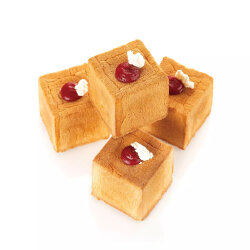 Silikomart Pasta Kek Kalıbı Küp Cube SF104 - 3