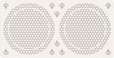 Silikomart Silikon Dekor & Tuil Kalıbı Bee Bal Petek ve Arı - 2