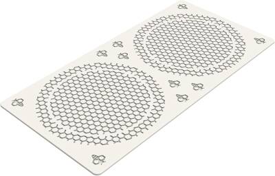 Silikomart Silikon Dekor & Tuil Kalıbı Bee Bal Petek ve Arı - 3