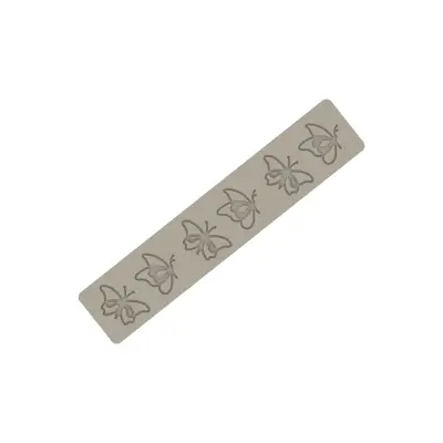 Silikomart Silikon Dekor & Tuil Kalıbı Grace Kelebek - 2