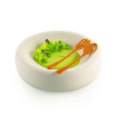 Silikomart Silikon Dekor & Tuil Kalıbı Kaşık Çatal Coperto - 1