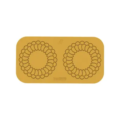 Silikomart Silikon Dekor & Tuil Kalıbı Mandala - 2