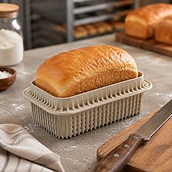Silikon Sandviç ve Tost Ekmeği Kalıbı 15×10×7,5 cm - 5