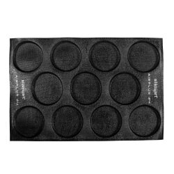 Silikomart Silikon Tart ve Hamburger Ekmek Kalıbı Air Plus 34 Round - 4