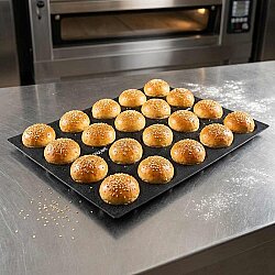 Silikon Tart ve Hamburger Ekmek Kalıbı 60×40 cm - 4