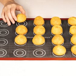 Silikomart Ekler Matı & Silpatı Air mat Éclair & choux 300x400 mm - 5