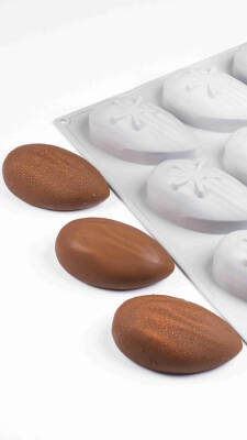 Silikon Pasta ve Kek Kalıbı - 3D Badem - 1