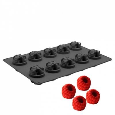 Silikon Pasta ve Kek Kalıbı - 3D Frambuaz Small - 1