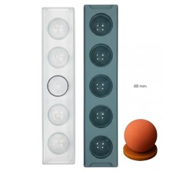 Silikon Pasta ve Kek Kalıbı - 3D Küre 48 mm - CESİL