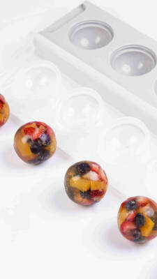 Silikon Pasta ve Kek Kalıbı - 3D Küre 48mm - 1