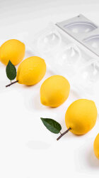 Silikon Pasta ve Kek Kalıbı - 3D Limon Kapaklı - NOVA SİLİKON