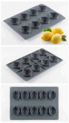 Silikon Pasta ve Kek Kalıbı - 3D Limon Small - CESİL