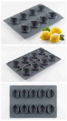 Silikon Pasta ve Kek Kalıbı - 3D Limon Small - 1