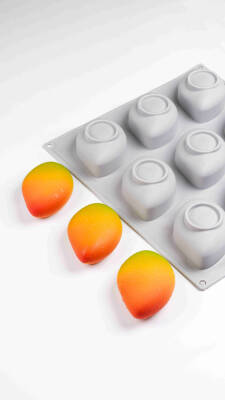 Silikon Pasta ve Kek Kalıbı - 3D Mango - 1