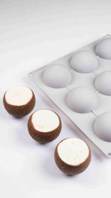 Silikon Pasta ve Kek Kalıbı - 3D Tam Küre - 1