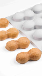 Silikon Pasta ve Kek Kalıbı - 3D Yer Fıstığı - NOVA SİLİKON