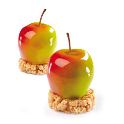 Pavoni Silikon Pasta ve Kek Kalıbı APPLE PX4330 Elma - PAVONI