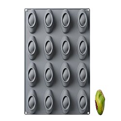 Silikon Pasta ve Kek Kalıbı- 16 Gözlü Mini Antep Fıstığı 3D - CESİL