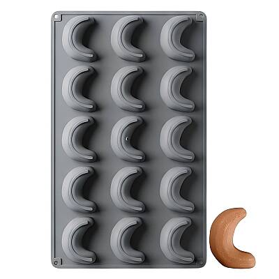 Silikon Pasta ve Kek Kalıbı - 15 Gözlü Mini Kaju Fıstığı 3D - 1