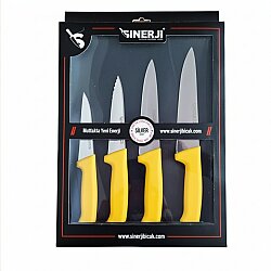 Silver 4’lü Kurban Bıçak Seti - SİNERJİ