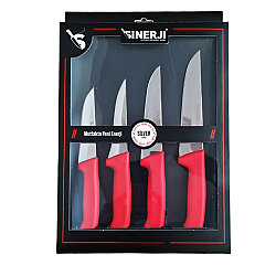 Silver 4’lü Kurban Bıçak Seti - SİNERJİ