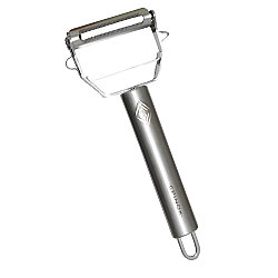 Titan Tırtıklı Soyacak 18 cm Gümüş 