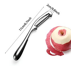 Dinc Kitchen 17 cm Paslanmaz Çelik Yan Soyacak - 3