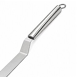 Pasta Spatulası İnox Kıvrık Oval Uçlu 20 cm - DİNC KİTCHEN (1)