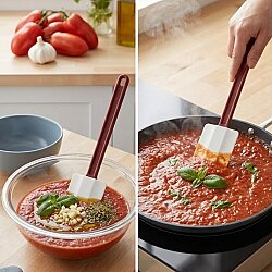 Silikon Yanmaz Spatula 41 cm Sıyırıcılı - DİNC KİTCHEN (1)