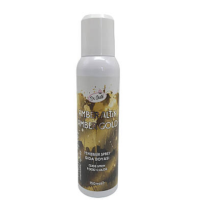 Altın Rengi Sprey Gıda Boyası 150 ml - 1
