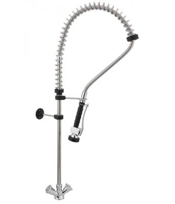 Tezgahtan Çıkışlı Çift Su Girişli Ön Yıkama Duş Seti - 1