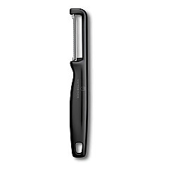 Victorinox IOTA Tırtıklı Çift Taraflı Yan Soyacak Siyah 16 cm - 2