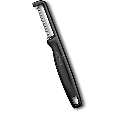 Victorinox IOTA Tırtıklı Çift Taraflı Yan Soyacak Siyah 16 cm - 3