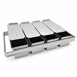 Tost Ekmek Pişirme Kalıbı 10x10x30 cm 4’lü Set - DincKitchen