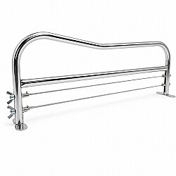 Ayarlanabilir Çift Bıçaklı Krom Turta Testeresi 49×18 cm - 2