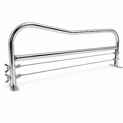 Ayarlanabilir Çift Bıçaklı Krom Turta Testeresi 49×18 cm - 2