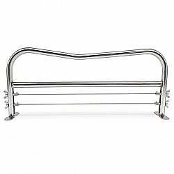 Ayarlanabilir Çift Bıçaklı Krom Turta Testeresi 49×18 cm - MUTFAK KİTAP
