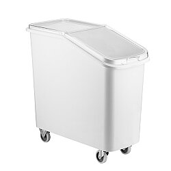 Plastik Un ve Şeker Depolama Arabası 80 L 35×75×71 cm - 2