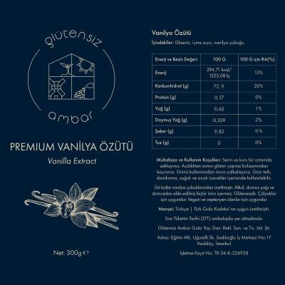 Premium Vanilya Özütü 300 gr ℮ - 2