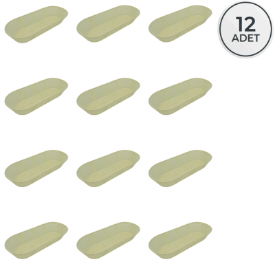 Oval Balina Hamur Mayalama Sepeti 12 Adet - 1