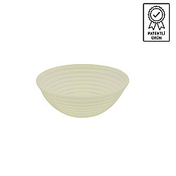 Yuvarlak Roll Ekmek Hamur Mayalama Sepeti 12x5 cm - DincKitchen