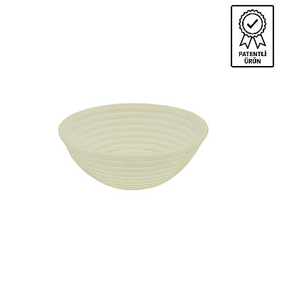 Yuvarlak Roll Ekmek Hamur Mayalama Sepeti 12x5 cm - 1